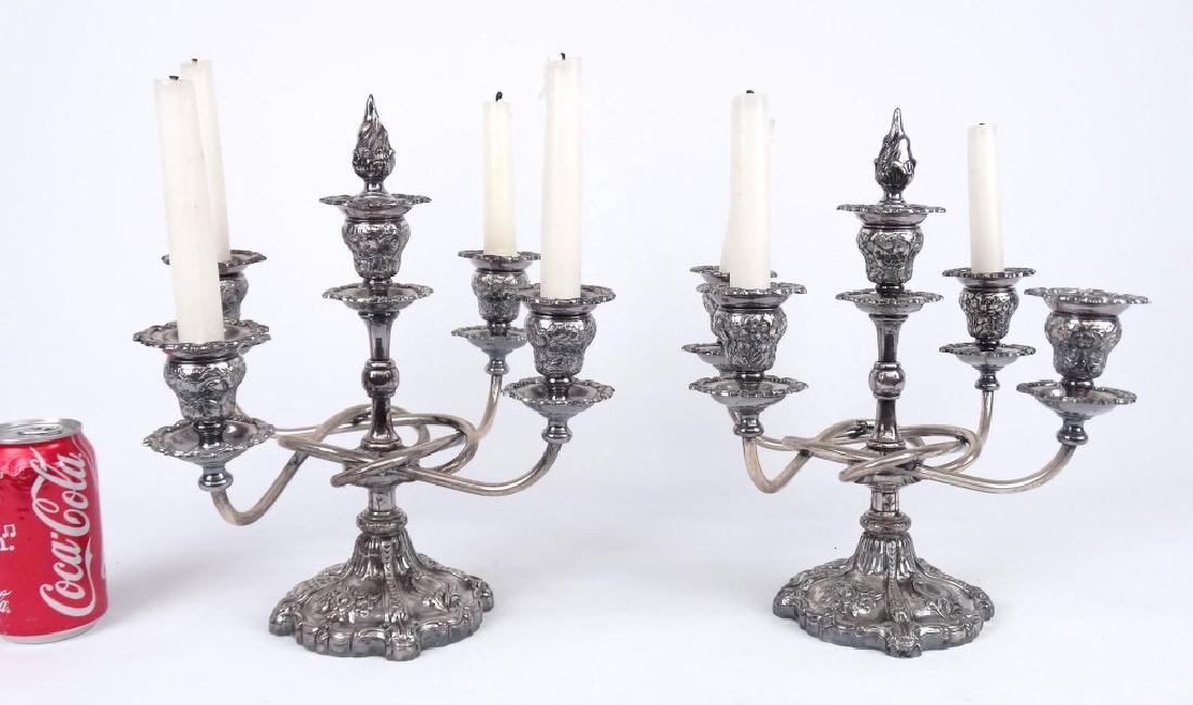 Pair Silverplate Candelabra (1 of 6)