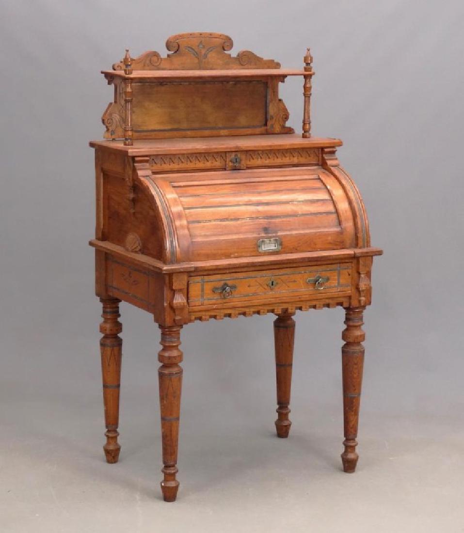 Victorian Eastlake Desk (1 of 10)