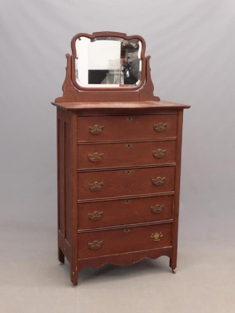 Victorian Oak Dresser (1 of 4)