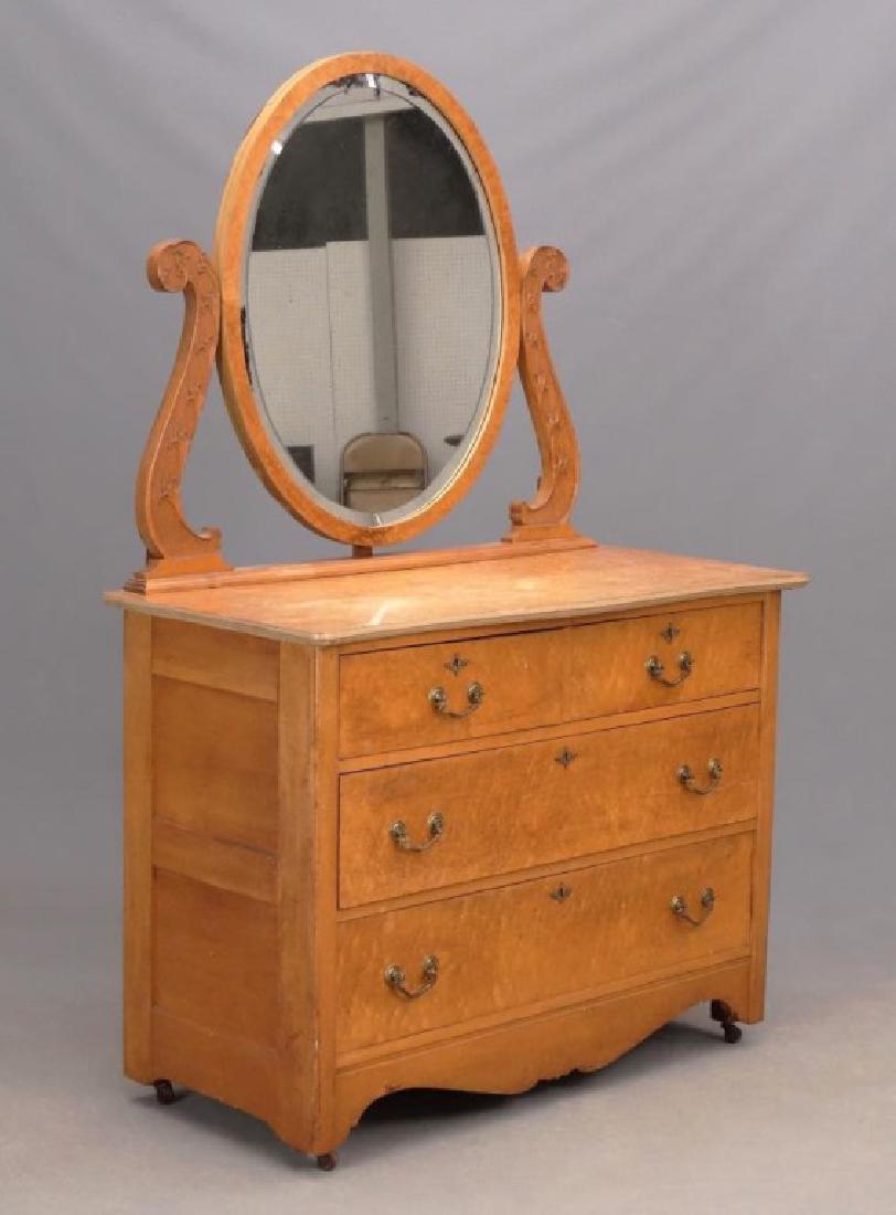 Victorian Chest With Mirror (1 of 8)