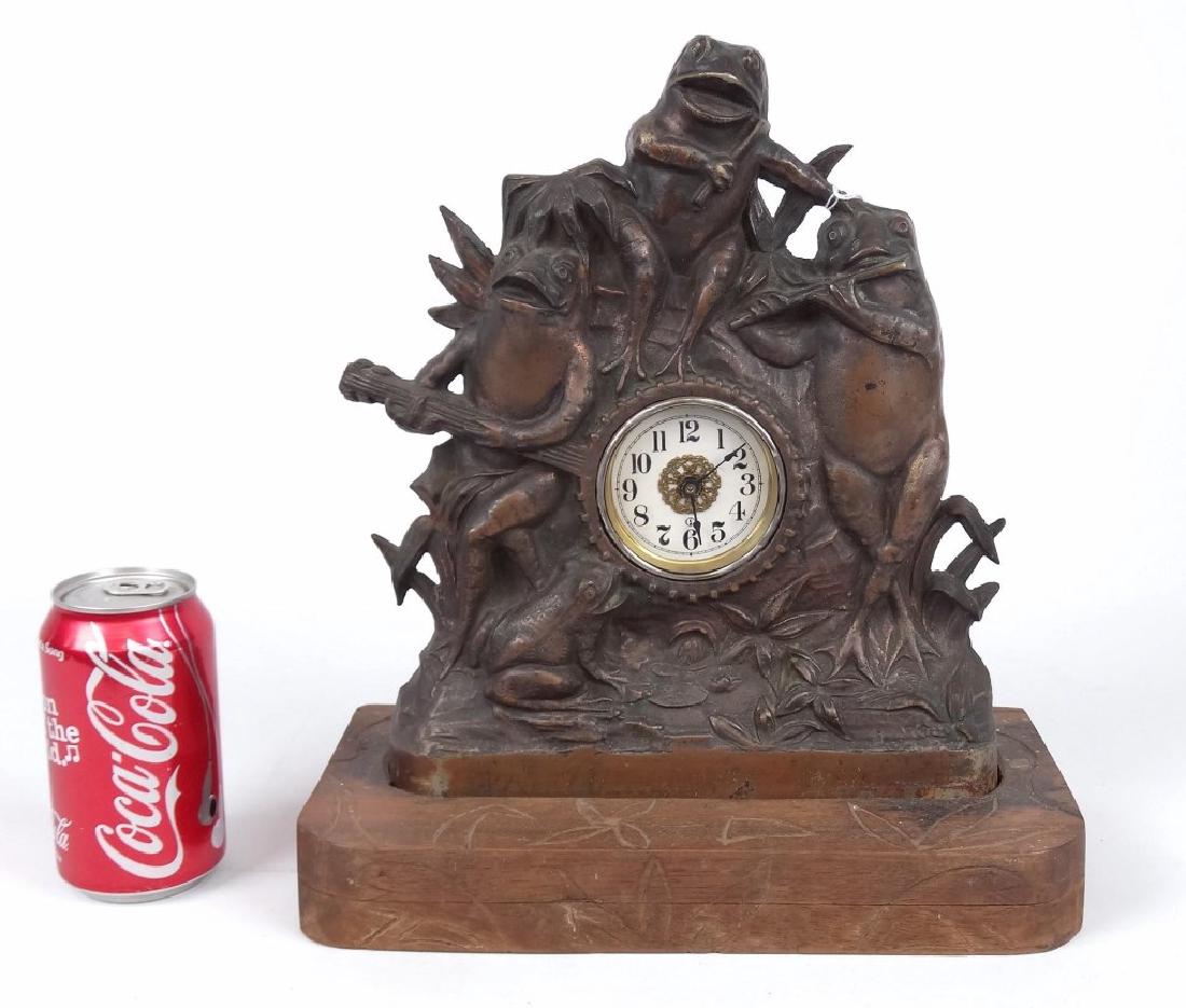 Cast Iron Figural Clock (1 of 6)