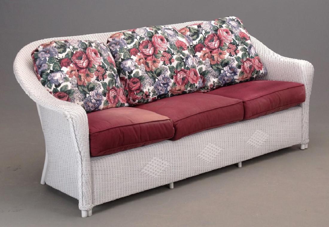 Lloyd Loom Wicker Sofa (1 of 4)
