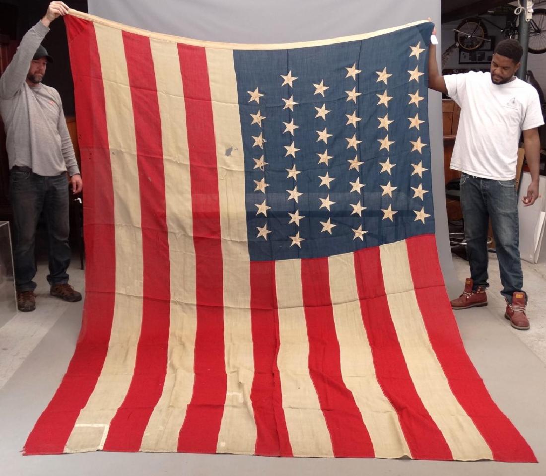 American Flag: Monumental 45 star American flag.