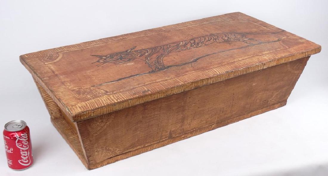 Paint Decorated Dough Box (1 of 5)