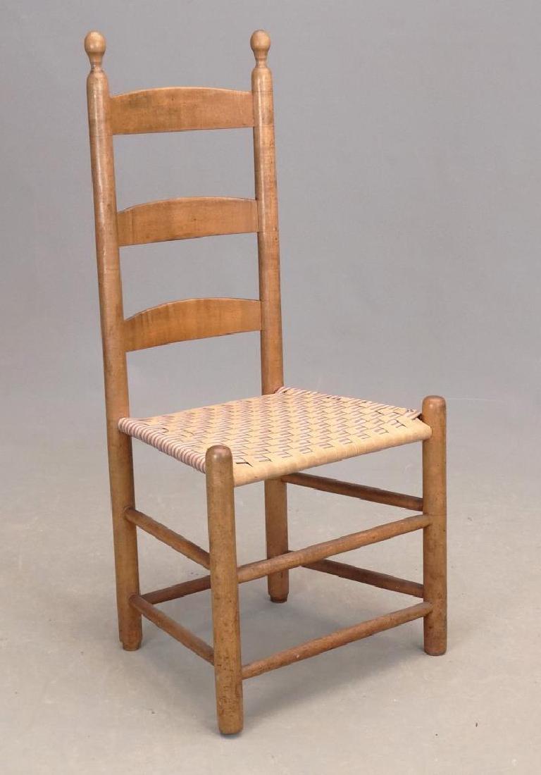 19th c. New Lebanon Shaker Side Chair (1 of 4)