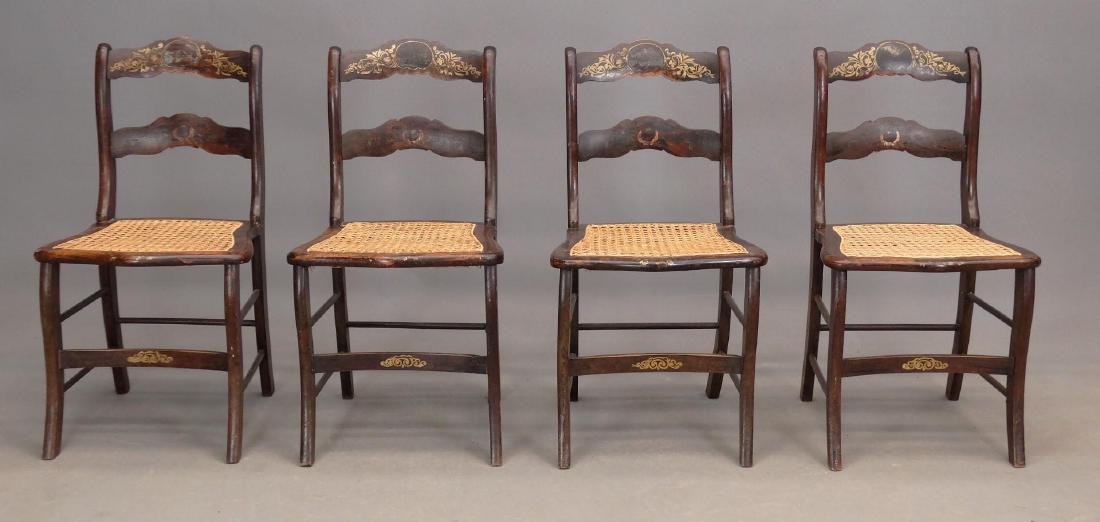 Set Of (4) 19th c. Chairs (1 of 5)