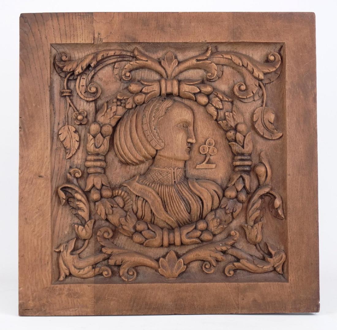 19th c. Continental Wood Carving (1 of 3)