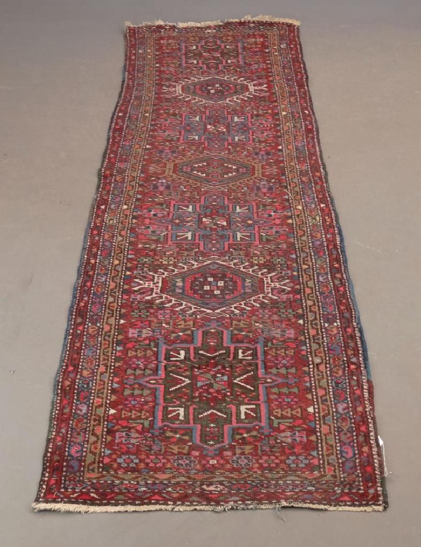 Oriental Rug Runner: Oriental rug runner. 30 1/2" x 102".