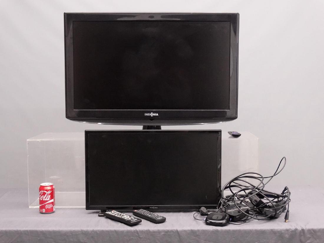 Televisions: Lot (2) working Insignia televisions.