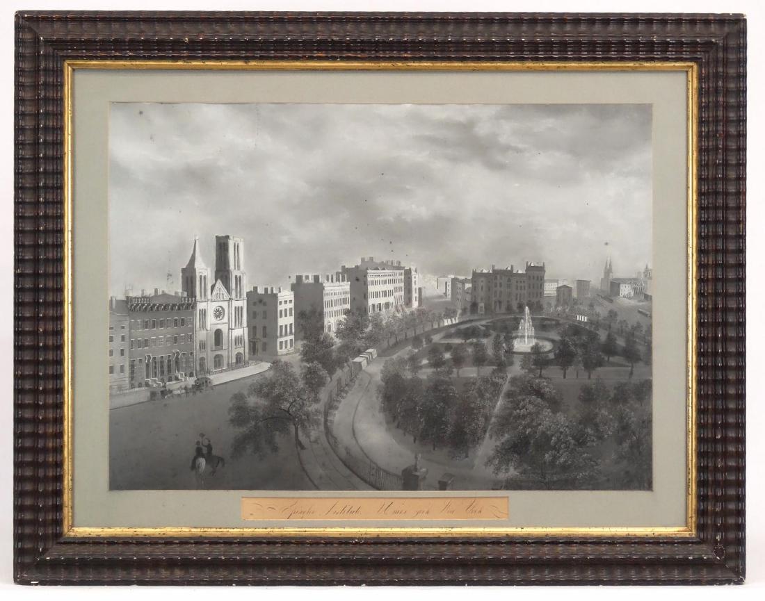 19th c. Sandpaper Drawing (1 of 6)