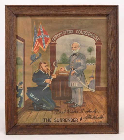 Lester Maddox Inscribed Artwork