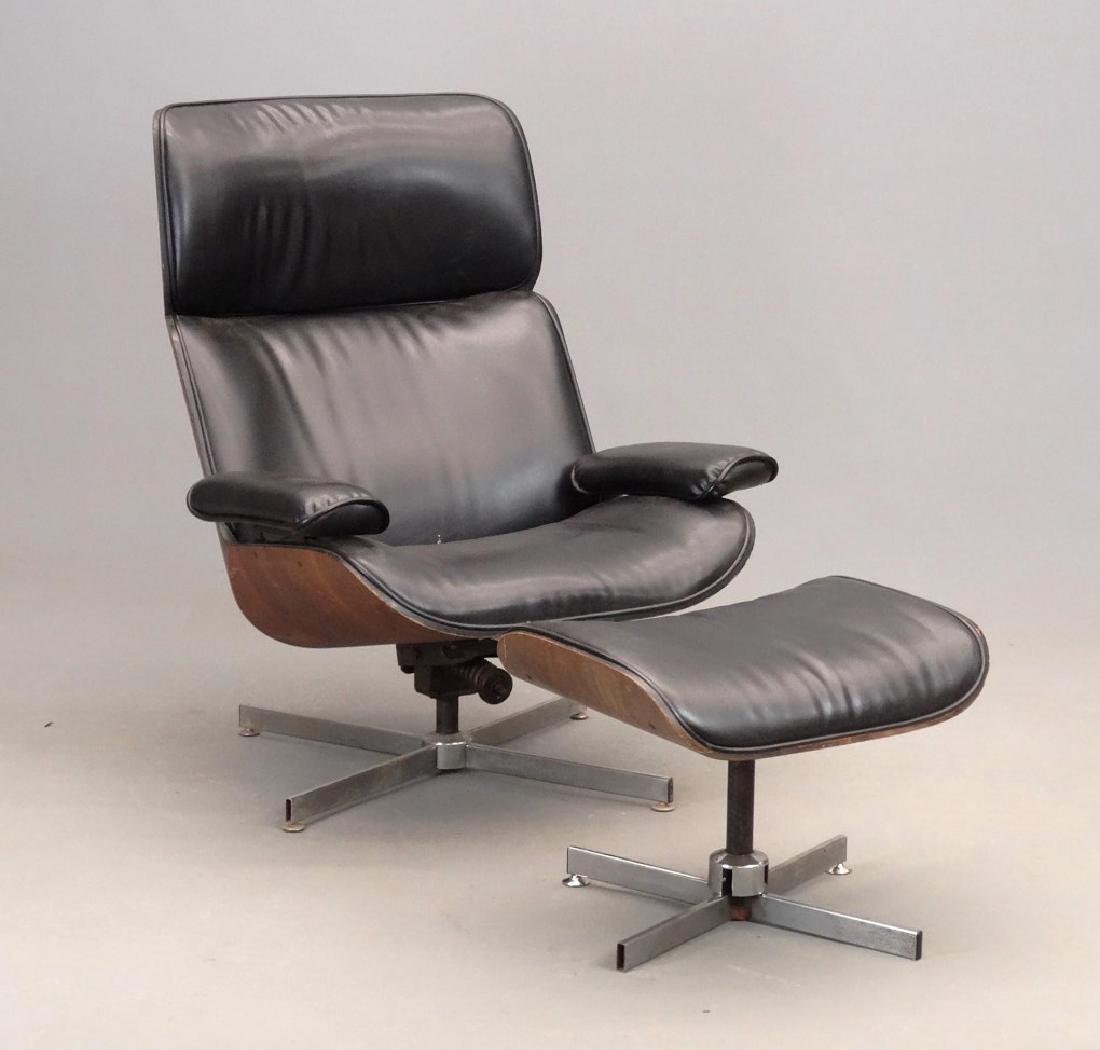 Plycraft Eames Style Chair & Ottoman (1 of 8)