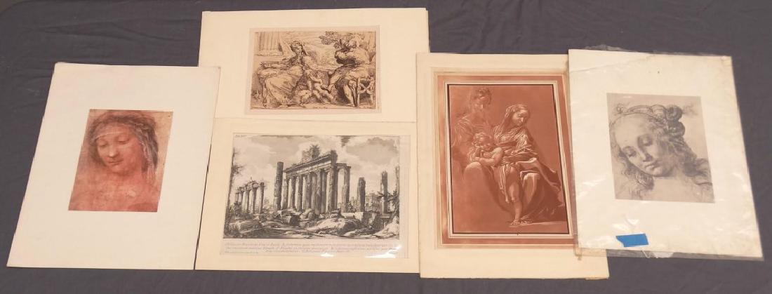 Artwork Lot Including Piranesi Etching (1 of 6)