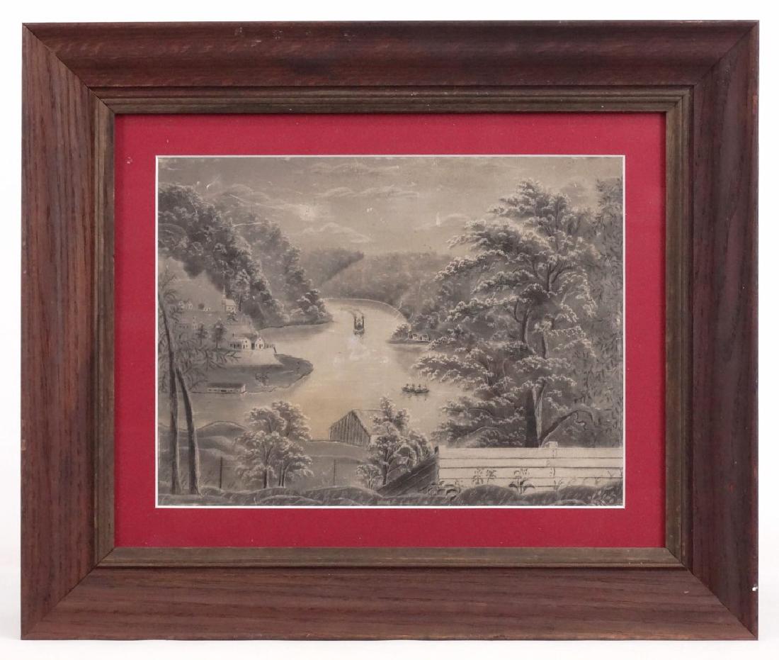 19th c. Sandpaper Drawing (1 of 4)