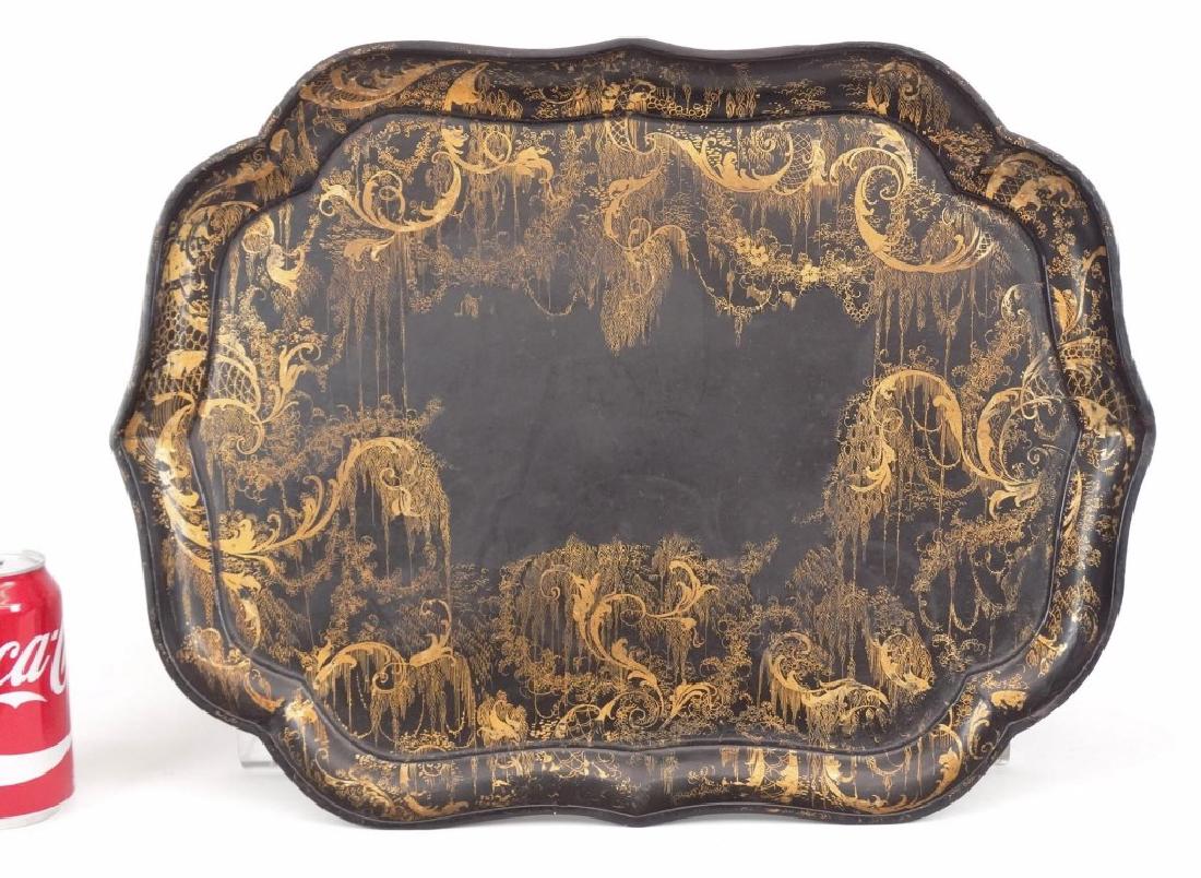 19th c. Papier Mache Tray (1 of 4)