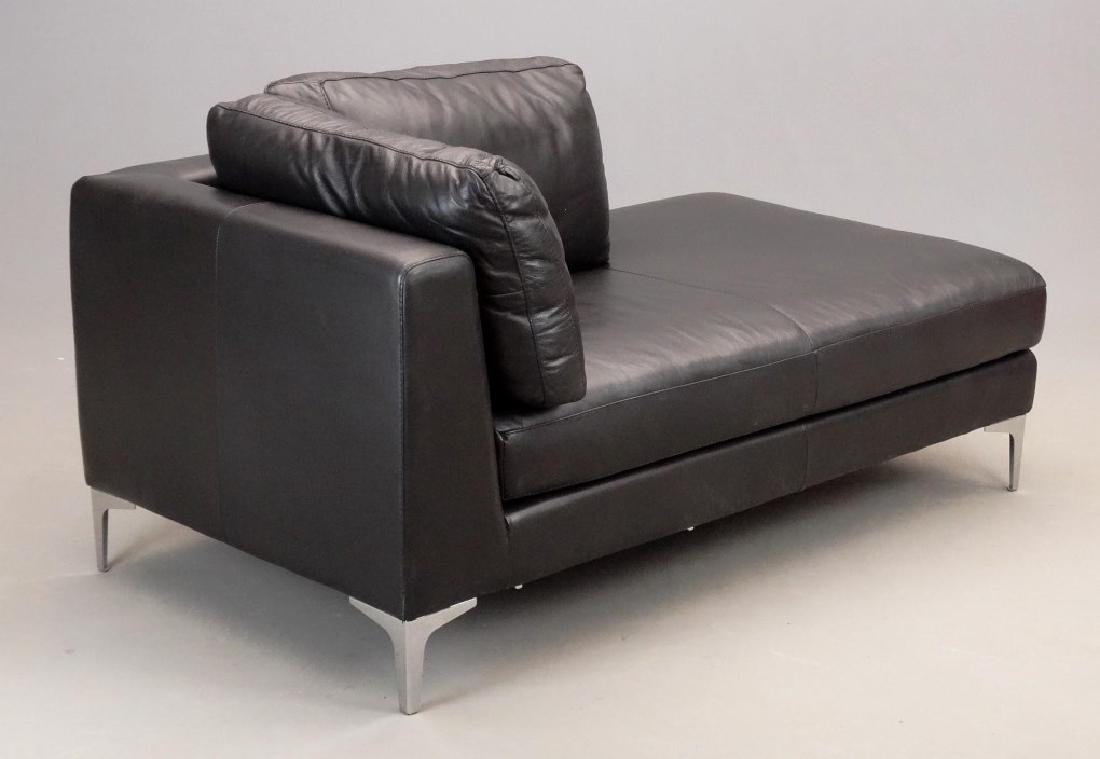 Modern Leather Sofa (1 of 6)