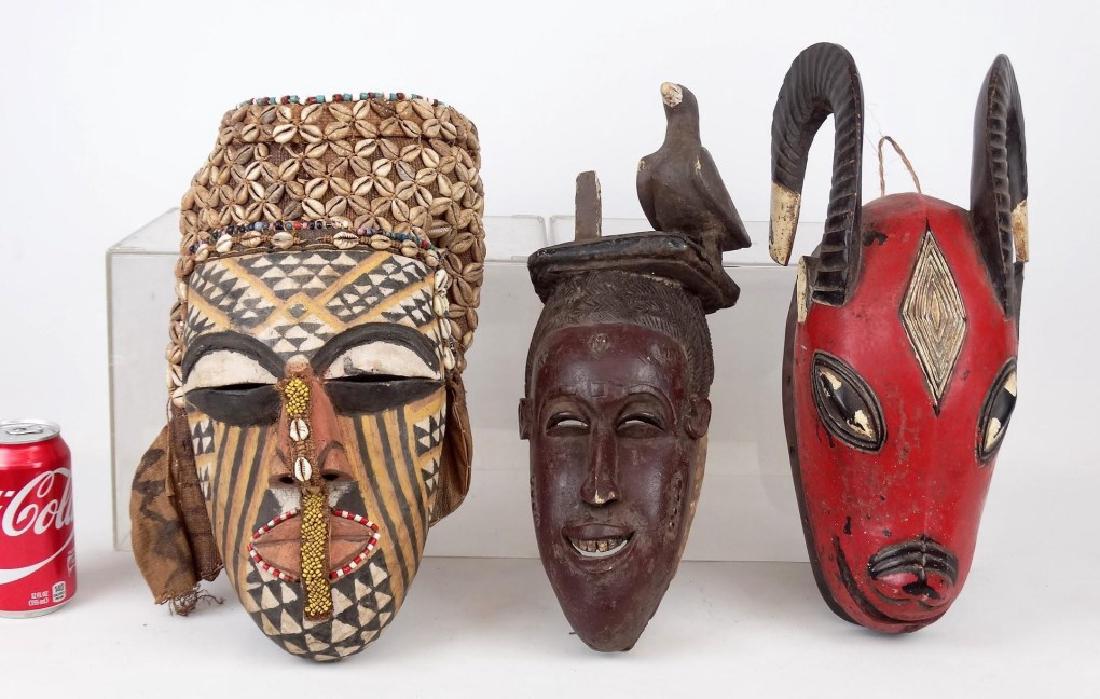 Carved African Masks (1 of 7)