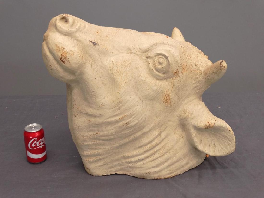 Cast Iron Cow Head (1 of 4)