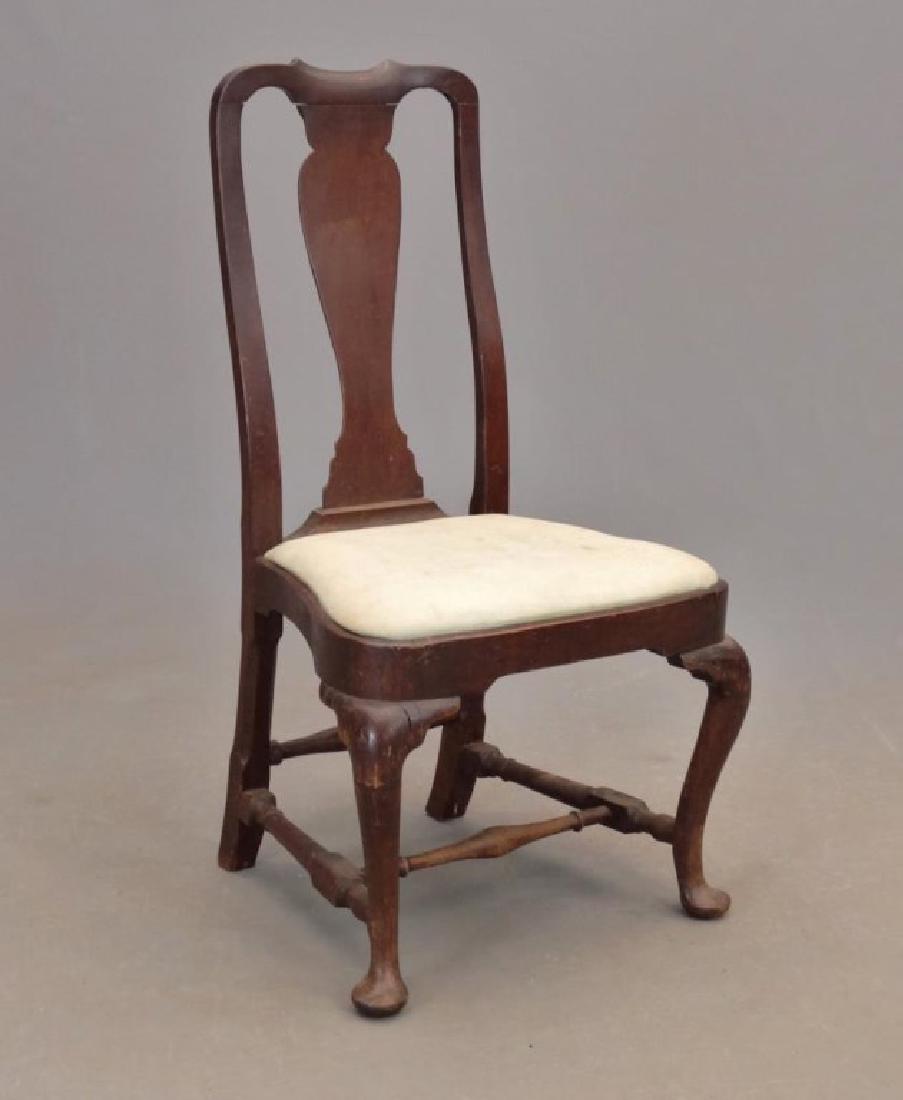 18th c. Boston Queen Anne Chair (1 of 4)