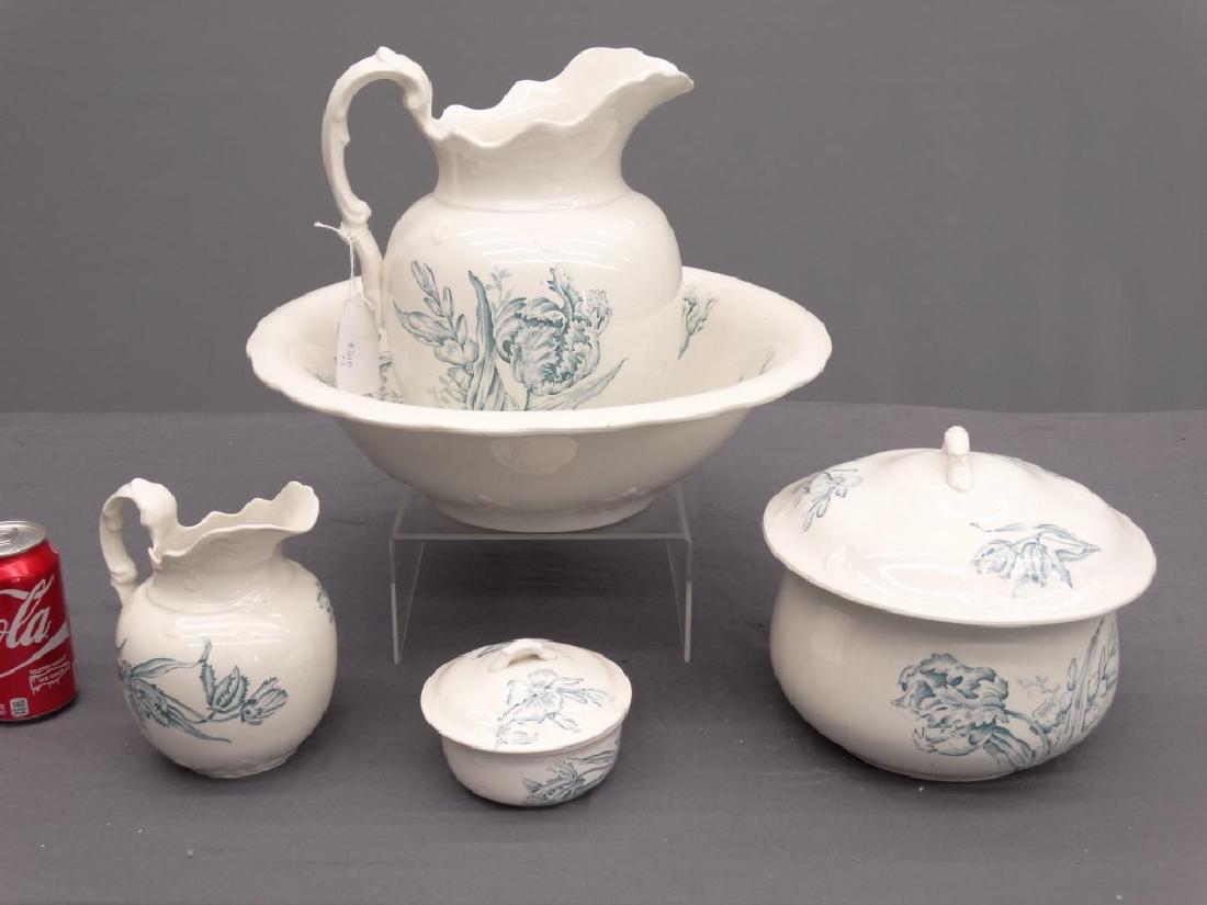 Ironstone Pitcher And Bowl Set (1 of 5)