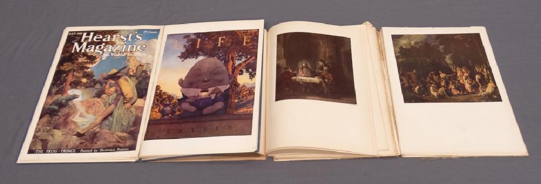 Misc. Lot: Misc. lot including Rembrandt portfolio, National Gallery of Art portfolio, Maxfield Parrish portfolio.