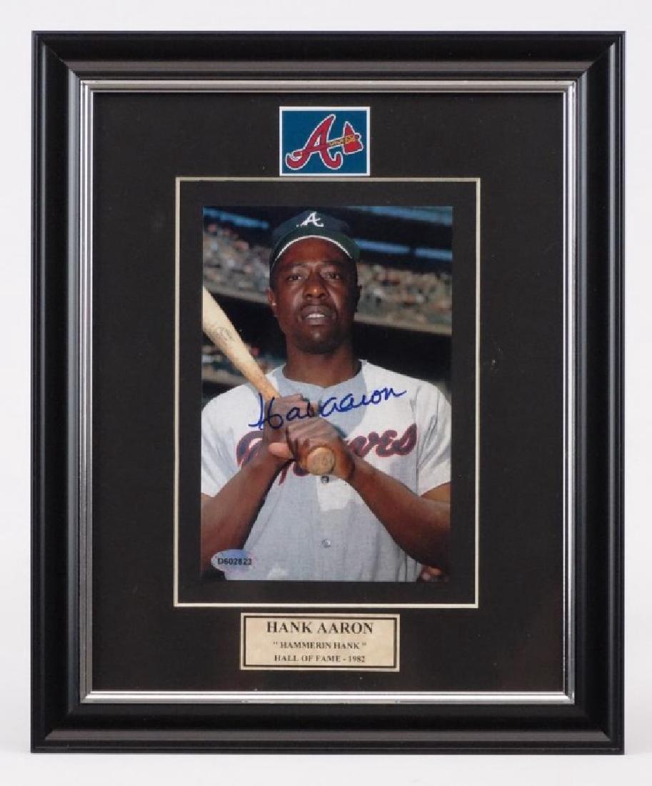 Hank Aaron Autographed Photograph (1 of 4)