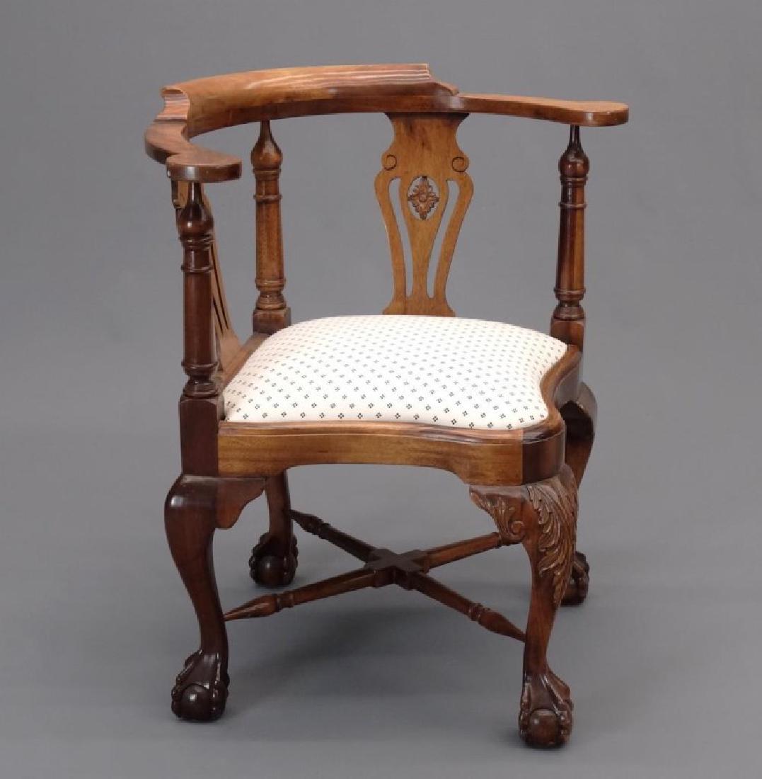 Chippendale Style Corner Chair (1 of 3)