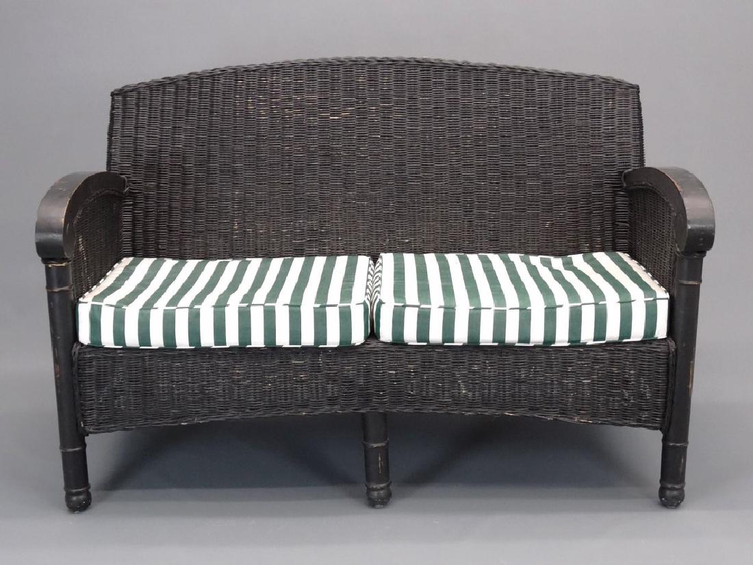 Wicker Settee (1 of 4)