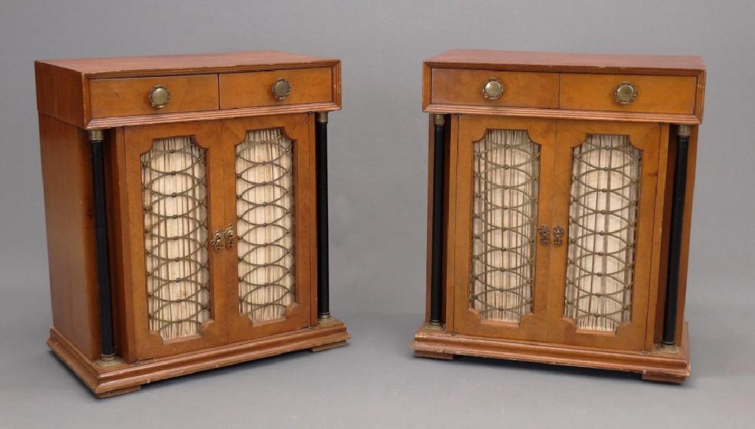 Pair Biedermeir Style Cabinets (1 of 7)