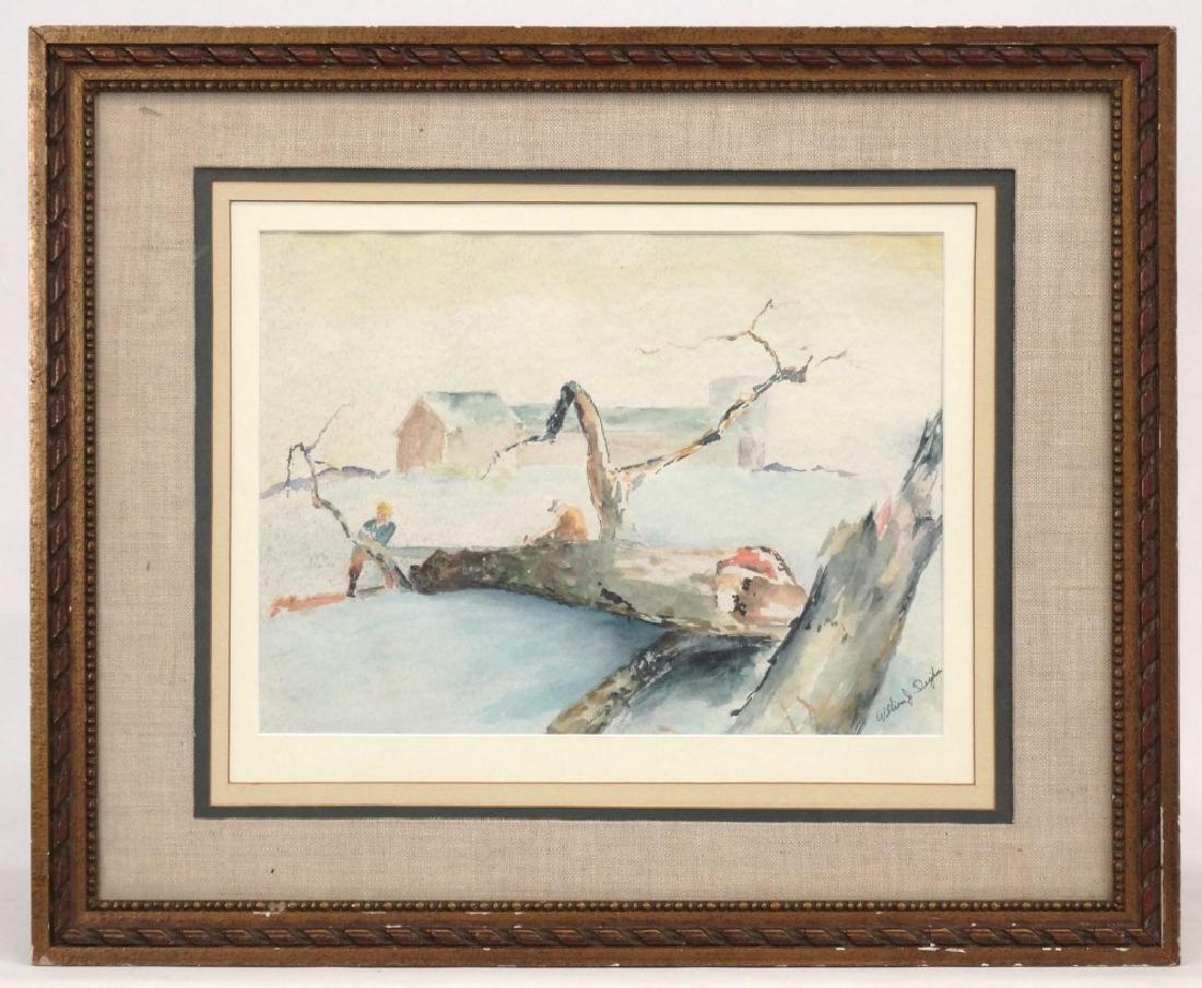 American School, Winter Scene (1 of 4)