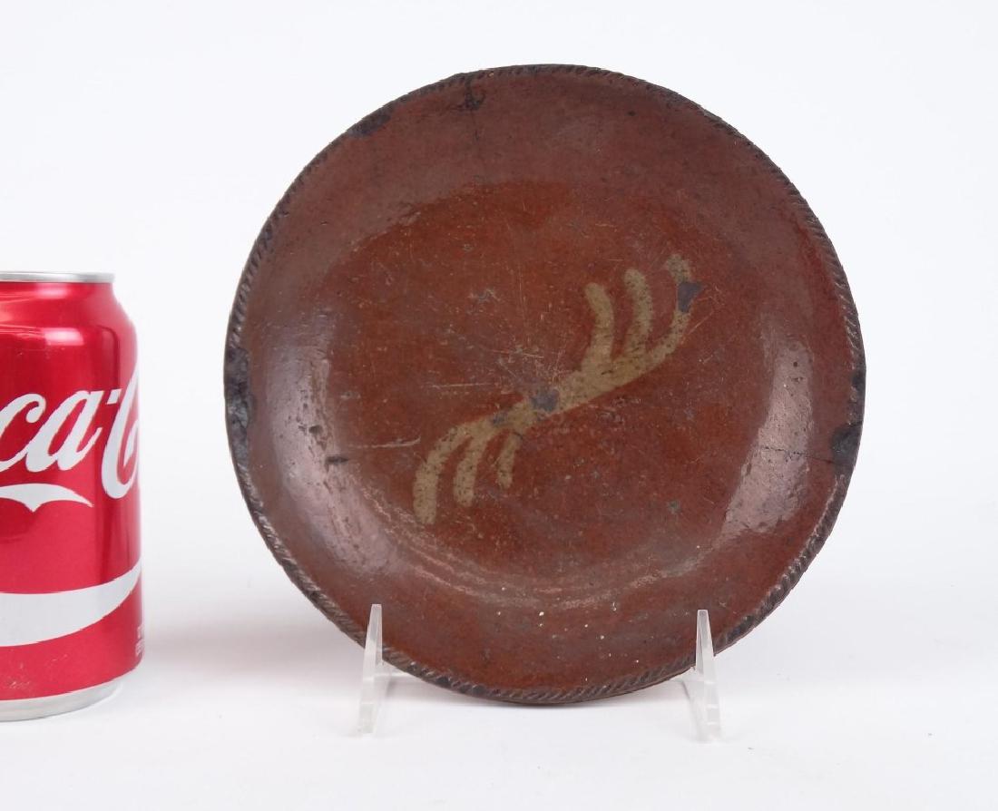 19th c. Redware Plate (1 of 4)