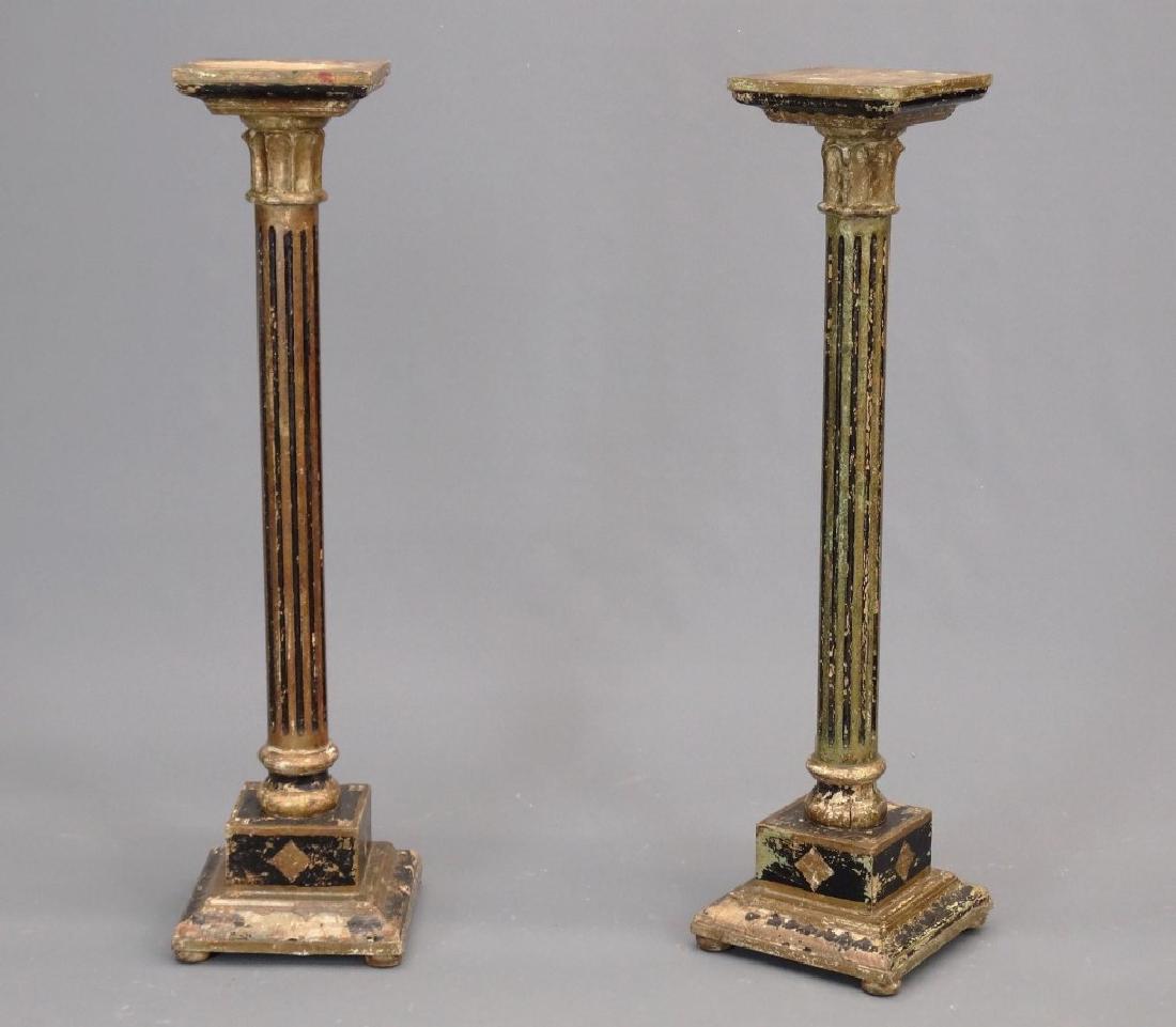 Pair Decorative Fluted Columns (1 of 4)