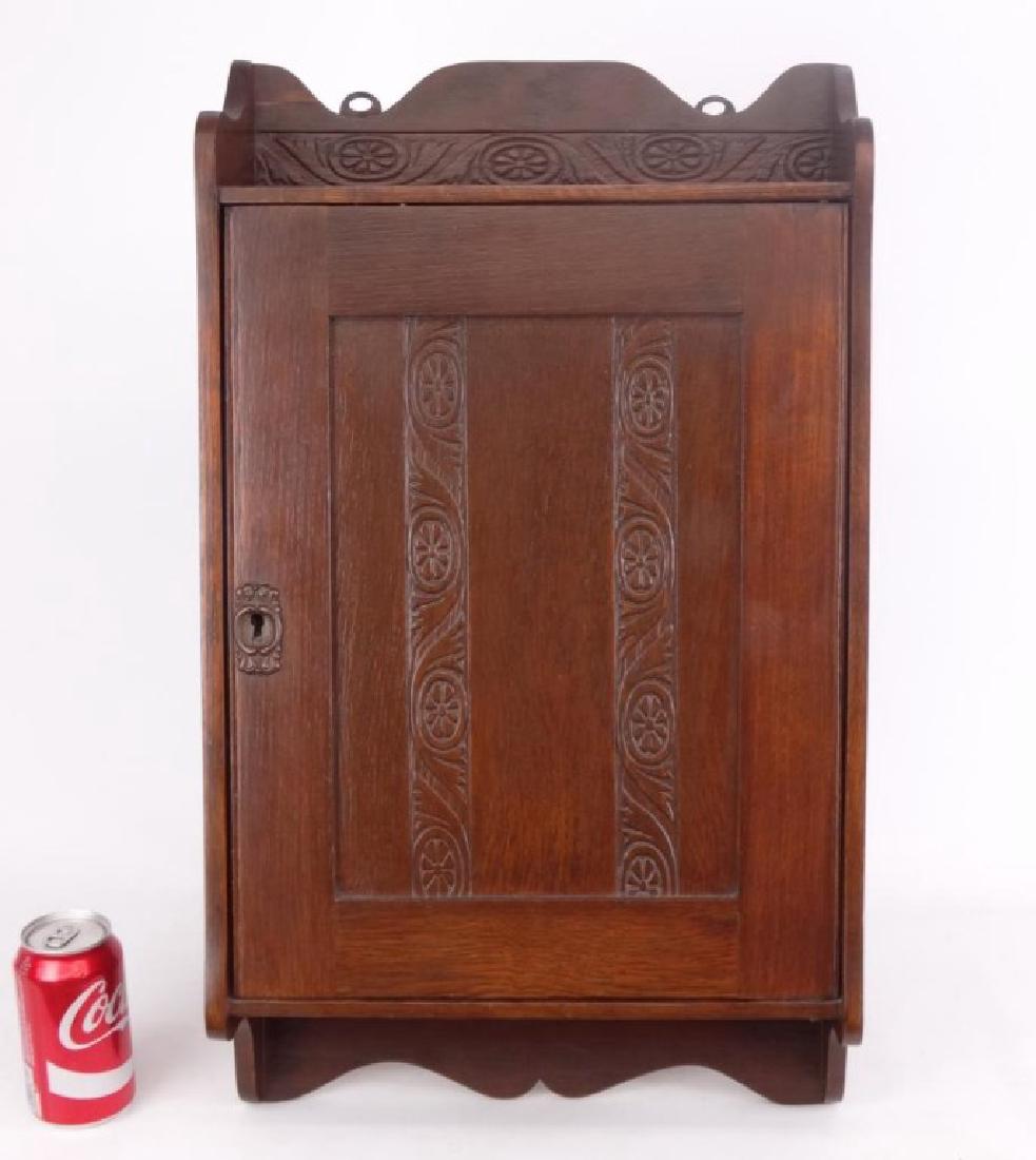 Oak Hanging Cupboard (1 of 3)