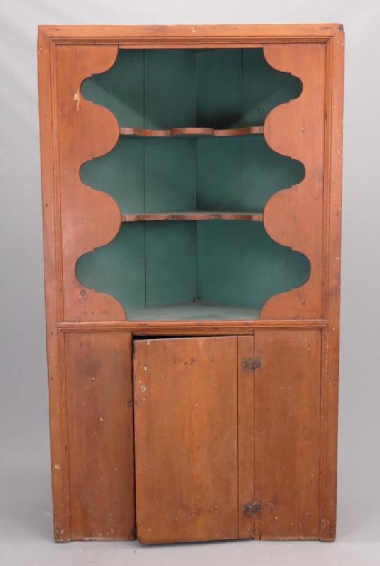 19th c. Corner Cupboard (1 of 7)