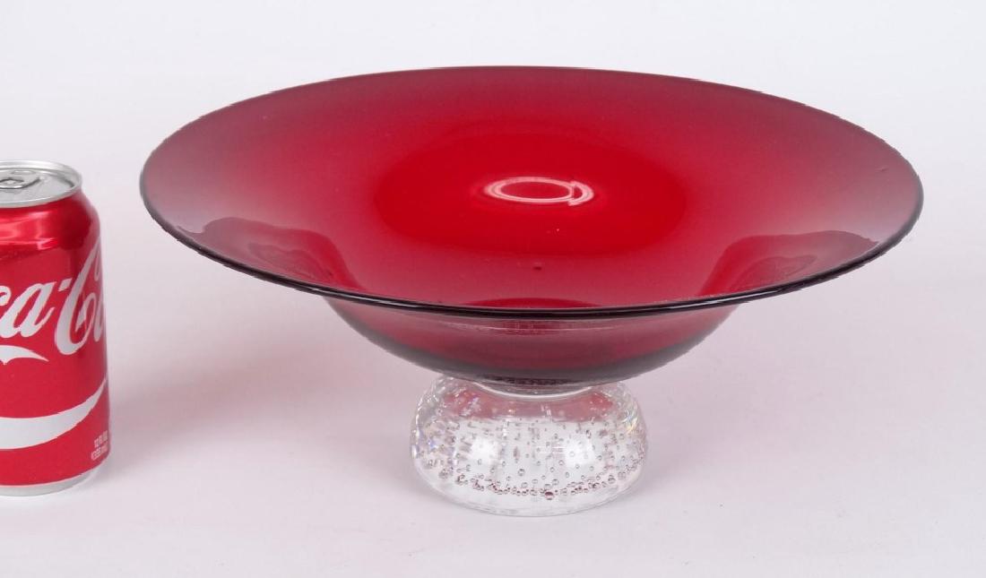 Pairpoint Ruby Glass Bowl (1 of 4)