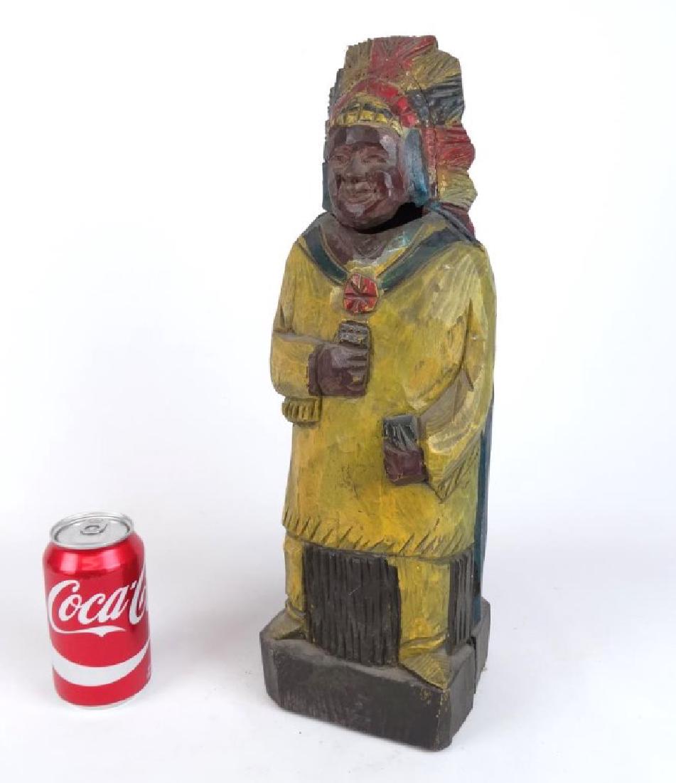 Carved Native American Chief Box (1 of 5)