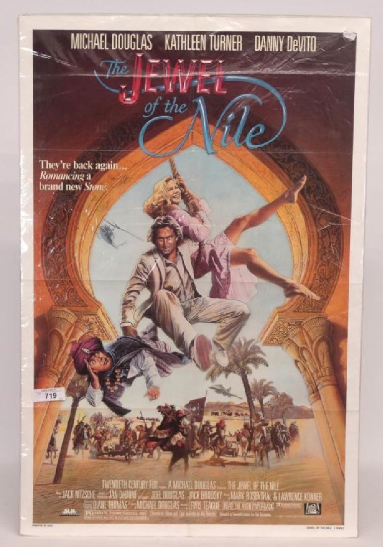Michael Douglas Movie Poster: Movie poster "The Jewel of the Nile". 41" x 27".