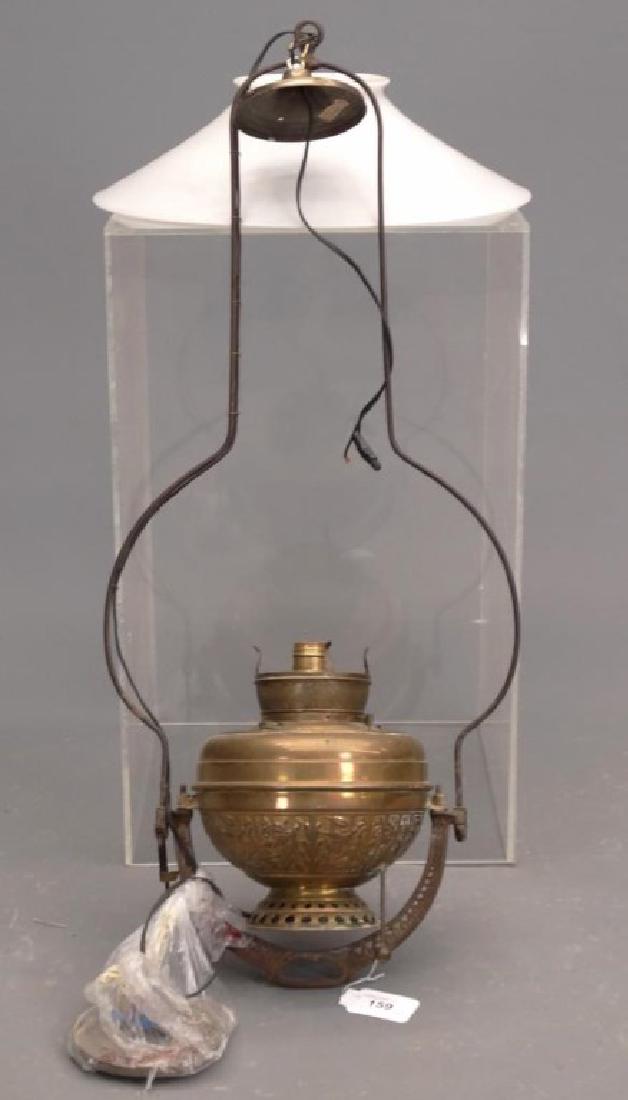 Hanging Oil Lamp Nov 18, 2017 Copake Auction Inc. in NY