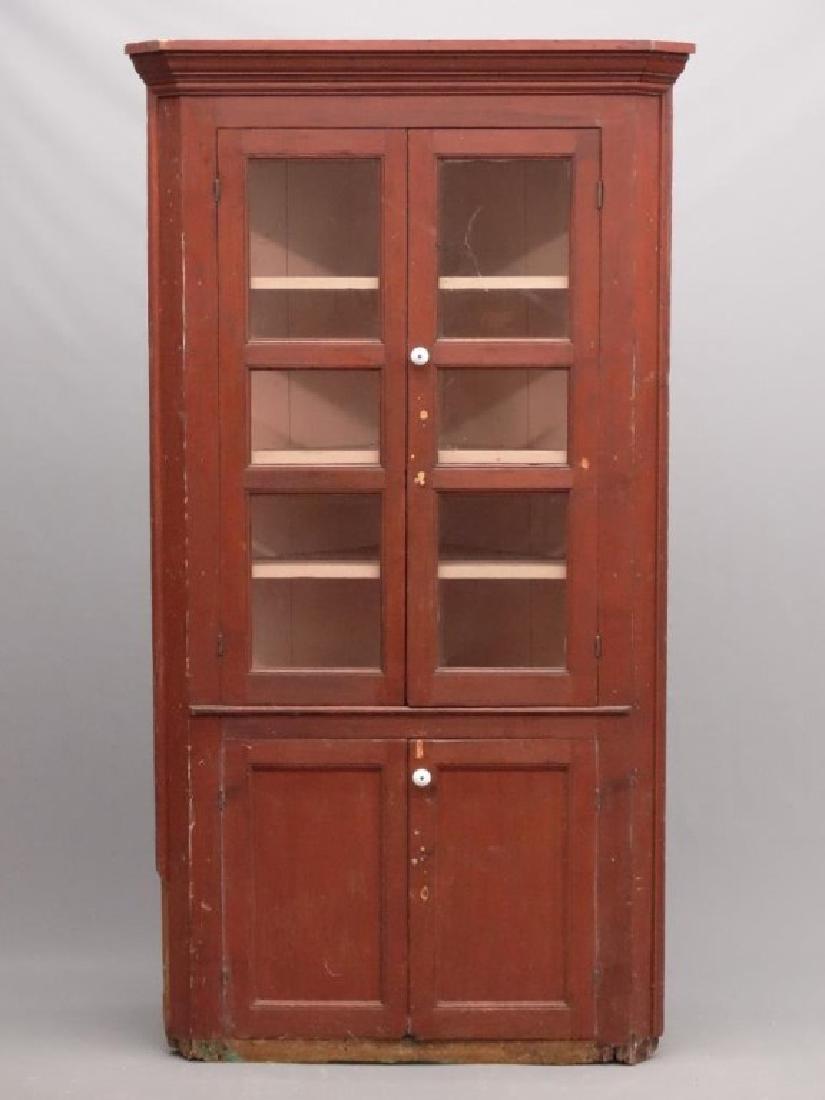 19th c. Corner Cupboard (1 of 9)