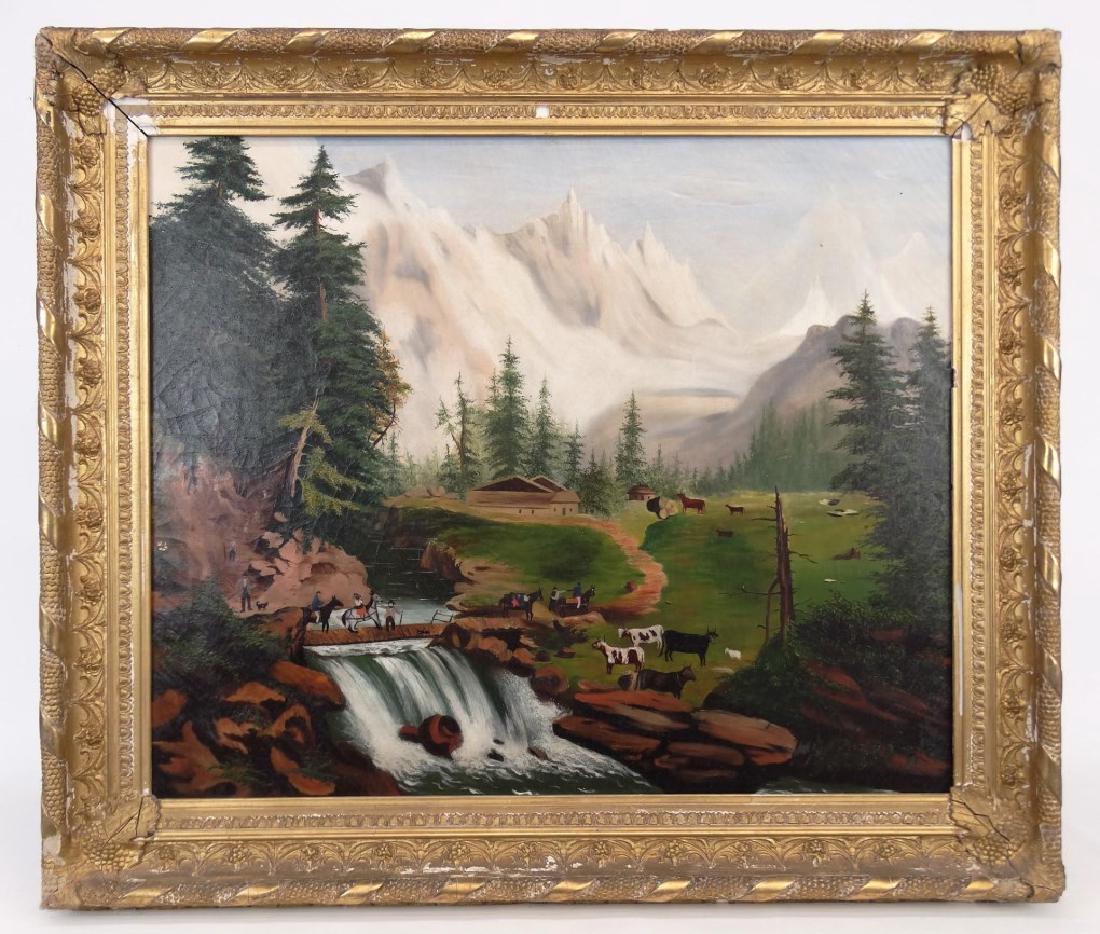 19th c. Landscape Painting (1 of 8)