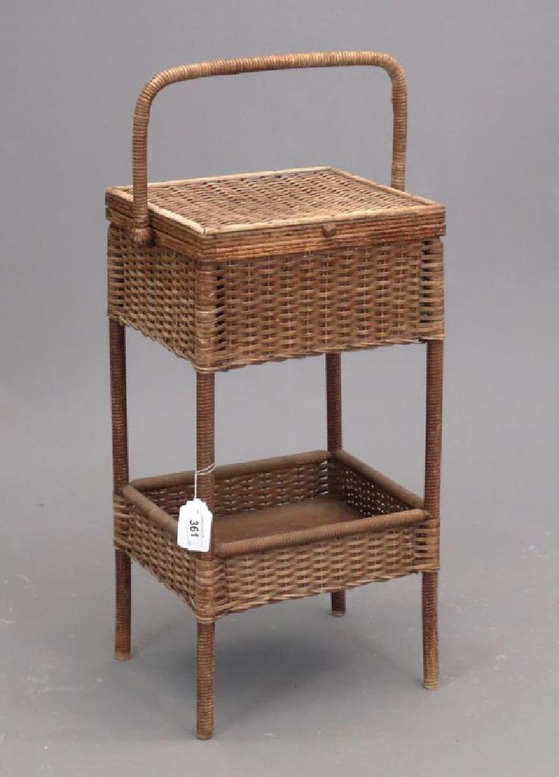 Wicker Sewing Table (1 of 4)