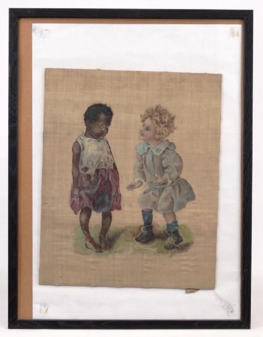 American School, Two Children (1 of 4)