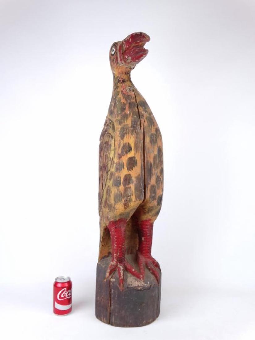 Folk Art Carved Bird (1 of 7)