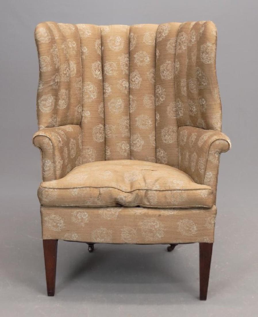 Hepplewhite Style Wing Chair (1 of 6)
