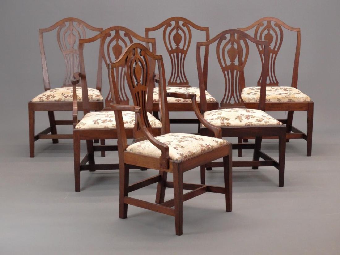 Set Of (6) 18th c. Federal Chairs (1 of 16)