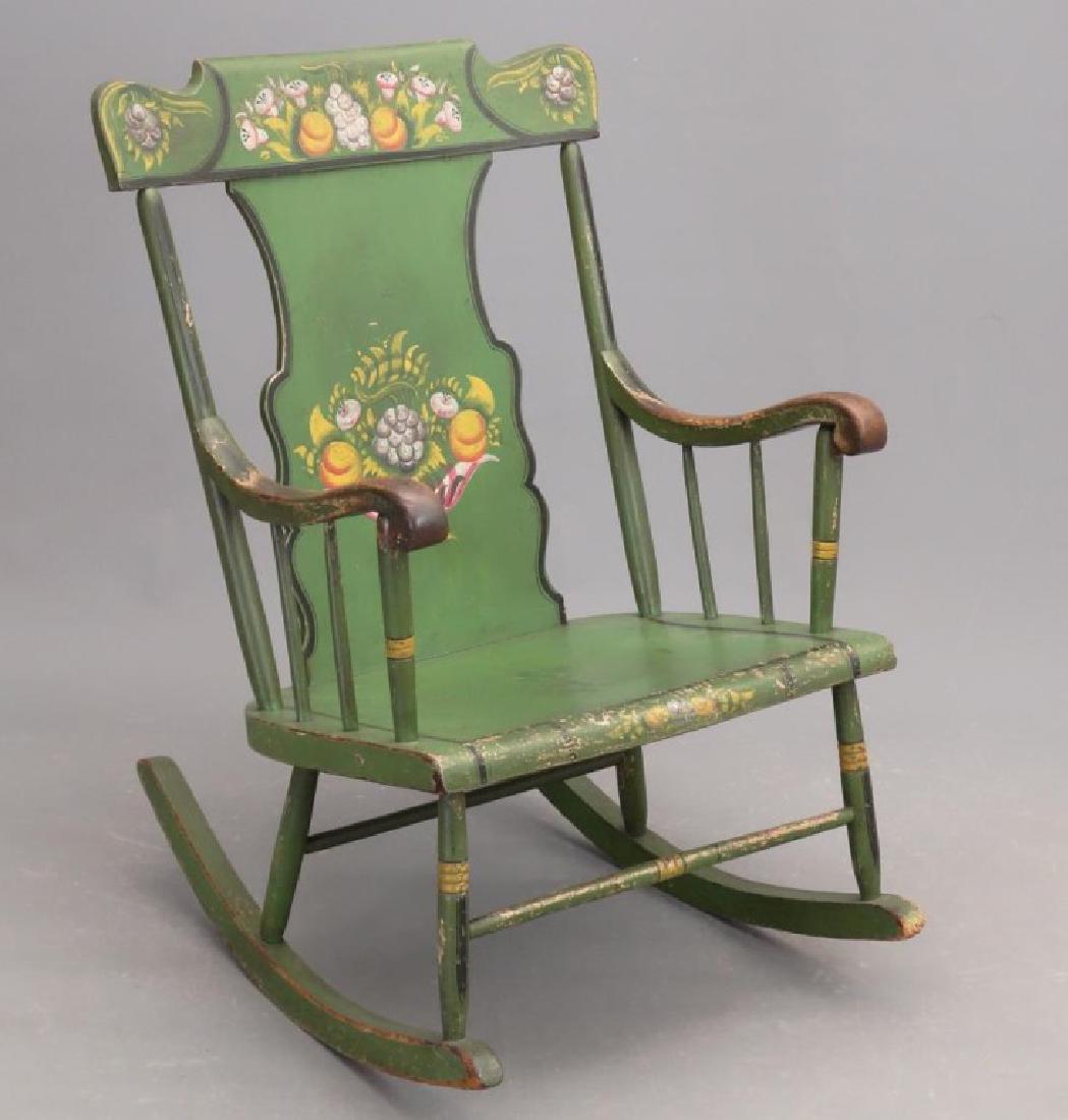 19th c. Pennsylvania Double Rocking Chair (1 of 7)