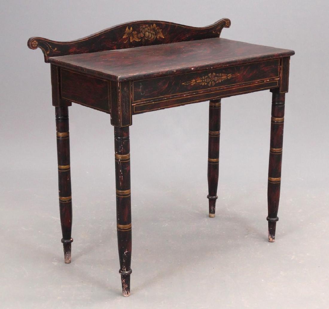 19th c. Paint Decorated Table (1 of 5)
