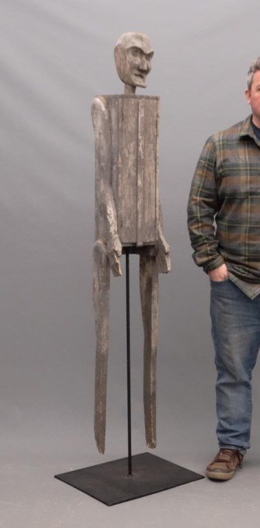 19th c. Folk Art Carved Figure (1 of 9)