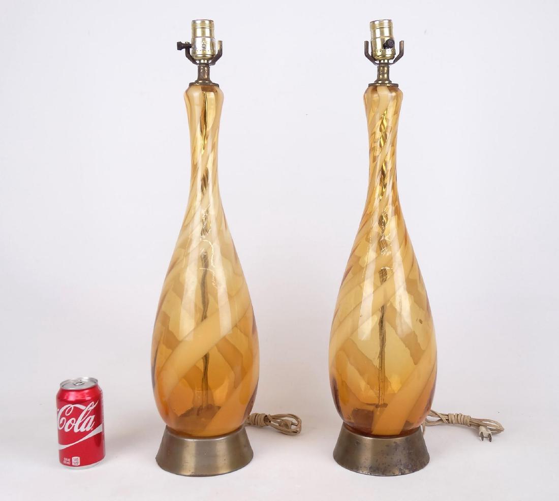 Murano Glass Mid Century Table Lamps (1 of 4)