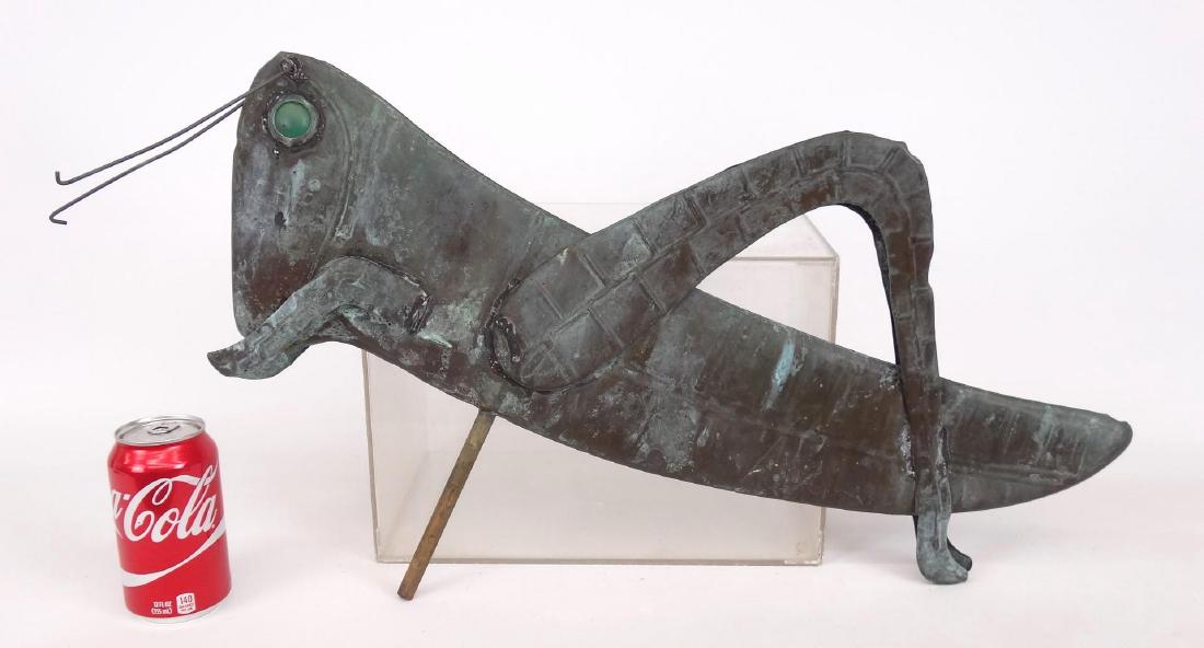 Copper Grasshopper Weathervane (1 of 5)